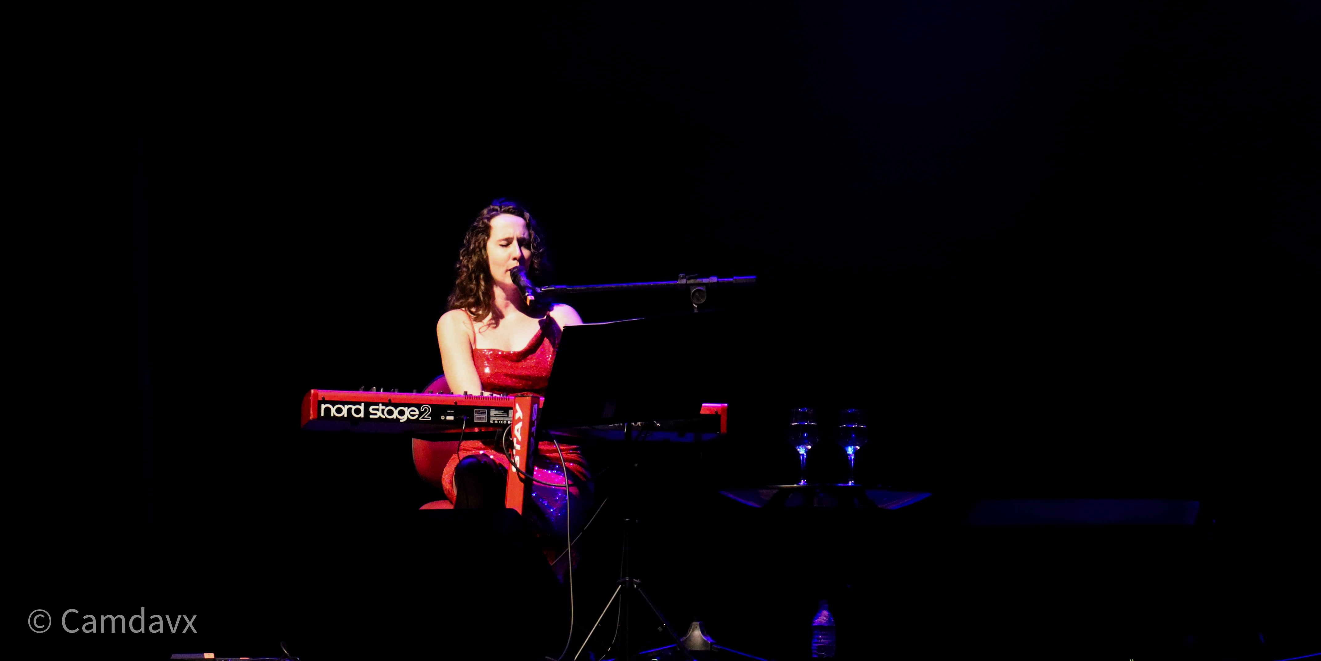 Julie Wein no palco